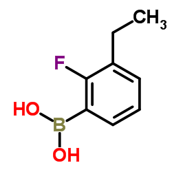 (3-Ethyl-2-fluorophenyl)boronic acid Structure