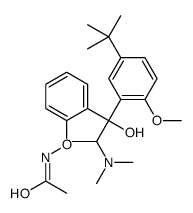 N-[2-[1-(5-tert-butyl-2-methoxyphenyl)-2-(dimethylamino)-1-hydroxypropyl]phenoxy]acetamide结构式
