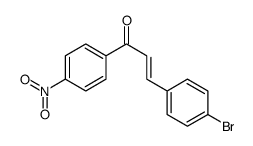 3-(4-bromophenyl)-1-(4-nitrophenyl)prop-2-en-1-one Structure