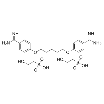 Pentamidine isethionate structure