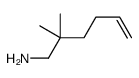 2,2-dimethylhex-5-en-1-amine结构式
