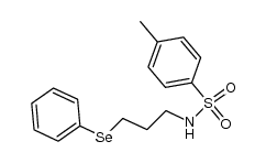 4-methyl-N-(3-(phenylselanyl)propyl)benzenesulfonamide结构式
