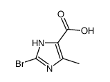 2-Bromo-4-methyl-1H-imidazole-5-carboxylic acid Structure