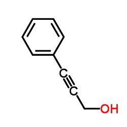 3-苯基-2-丙炔-1-醇结构式