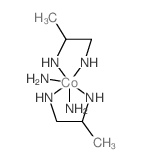 Cobalt(3+),diamminebis(1,2-propanediamine-N,N')-, trichloride (9CI)结构式