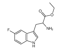 Ethyl 5-fluorotryptophanate Structure