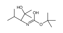 tert-butyl N-[(3S)-2-hydroxy-2,4-dimethylpentan-3-yl]carbamate Structure