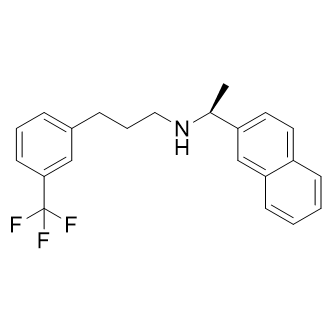 (S)-N-(1-(萘-2-基)乙基)-3-(3-(三氟甲基)苯基)丙-1-胺结构式