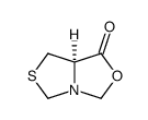 (R)-1-aza-3-oxa-7-thiabicyclo(3.3.0)-octan-4-one结构式
