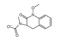 N-[(3R)-1-methoxy-2-oxo-3,4-dihydroquinolin-3-yl]-N-methylcarbamate结构式