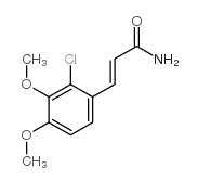 3-(2-氯-3,4-二甲基苯基)丙烯酰胺结构式