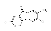 9H-Fluoren-9-one,2-amino-3,7-dichloro-结构式