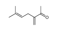 5-Hepten-2-one, 6-methyl-3-methylene- (9CI)结构式