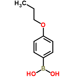 4-丙氧基苯硼酸结构式