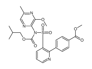 4-(3-(N-(异丁氧基羰基)-N-(3-甲氧基-5-甲基吡嗪-2-基)磺酰基)吡啶-2-基)苯甲酸甲酯结构式