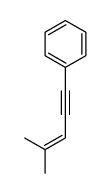 4-methylpent-3-en-1-ynylbenzene结构式