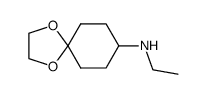 N-ethyl-1,4-dioxa-spiro[4.5]dec-8-yl-amine结构式