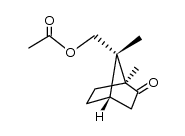 (1R)-8-acetoxy-bornan-2-one结构式