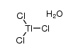 thallium(III) chloride monohydrate Structure