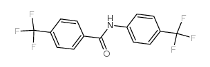 N-[4-(三氟甲基)苯基]-4-(三氟甲基)-苯甲酰胺结构式
