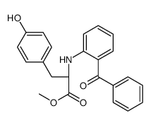 METHYL N-(2-BENZOYLPHENYL)-L-TYROSINATE结构式