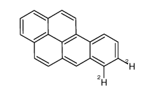3,4-苯并芘-7,8-D2结构式