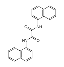 N,N'-bis(1-naphthyl)oxalamide结构式