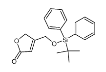 4-(((tert-butyldiphenylsilyl)oxy)methyl)furan-2(5H)-one结构式