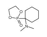 2-Oxo-2-(1-dimethylamino-cyclohexyl)-P(V)-1,3,2-dioxaphosphol结构式