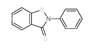 1,2-Benzisothiazole-3(2H)-thione,2-phenyl-结构式