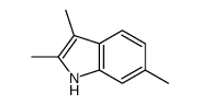 2,3,6-Trimethyl-1H-indole Structure
