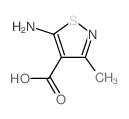 5-氨基-3-甲基异噻唑-4-羧酸结构式