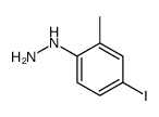 (4-iodo-2-methylphenyl)hydrazine structure