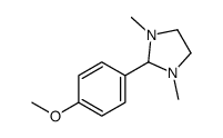 2-(4-methoxyphenyl)-1,3-dimethylimidazolidine Structure