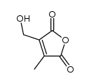 3-(羟甲基)-4-甲基呋喃-2,5-二酮结构式