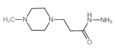 3-(4-METHYL-PIPERAZIN-1-YL)-PROPIONIC ACID HYDRAZIDE Structure