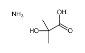 ammonium 2-hydroxyisobutyrate结构式