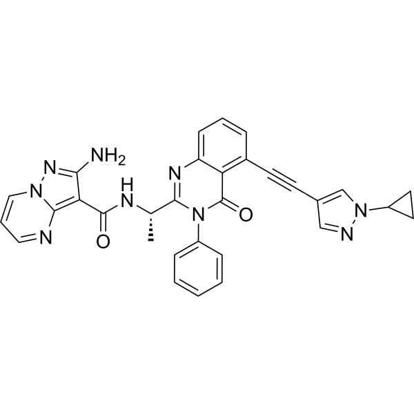 PI3Kγ inhibitor 7结构式