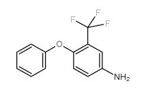 4-苯氧基-3-(三氟甲基)苯胺结构式