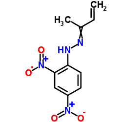 3-Buten-2-one,2-(2,4-dinitrophenyl)hydrazone结构式