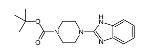 4-(1H-BENZOIMIDAZOL-2-YL)-PIPERAZINE-1-CARBOXYLIC ACID TERT-BUTYL ESTER Structure