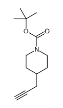 tert-Butyl 4-(prop-2-yn-1-yl)piperidine-1-carboxylate Structure