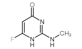 6-氟-2-(甲氨基)-4(1H)-嘧啶二酮结构式