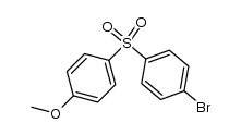 (p-bromophenyl)-4-methoxyphenylsulfone Structure