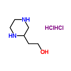 2-(2-Piperazinyl)ethanol dihydrochloride Structure