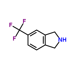 5-三氟甲基-2,3-二氢-1H-异吲哚结构式
