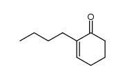 2-(n-butyl)-2-cyclohexen-1-one结构式