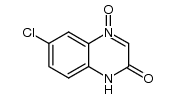 6-chloro-1,2-dihydro-2-oxoquinoxaline 4-oxide结构式