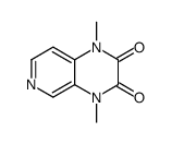 (9CI)-1,4-二氢-1,4-二甲基吡啶并[3,4-b]吡嗪-2,3-二酮结构式