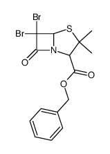 benzyl 6,6-dibromopenicillanate结构式